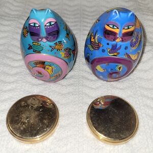 Private Listing for craftycarol3 Two Laurel Burch Cats